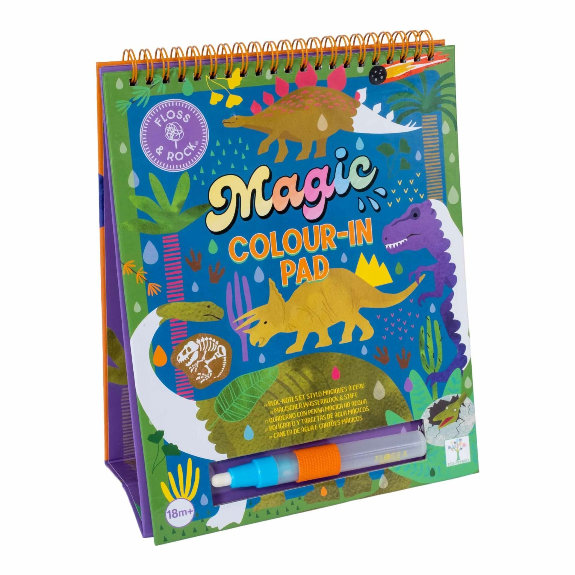 Renk Değiştiren Water Magic Boyama Kitabı / Dino