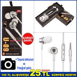 Selfie Çekebilen Stereo Cep Telefon Kulaklığı Mikrofonlu HD Ses Kaliteli Uzaktan Kumandalı-1