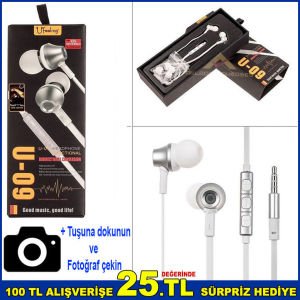 Selfie Çekebilen Stereo Cep Telefon Kulaklığı Mikrofonlu HD Ses Kaliteli Uzaktan Kumandalı-1