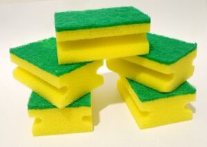 10 Adet Oluklu Temizlik Süngeri Ev işyeri Lokanta Tipi Bulaşık Süngeri En Hesaplı Genel Temizlikci