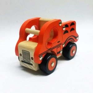 Nostaljik Oyuncak Ahşap Kamyon Çocukların Sağlıklı Oyuncağı, Bozulmaz ve Kırılmaz