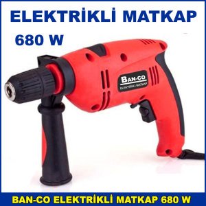 Ban-co Turbo Professional  Elektrikli Matkap 680W Kablolu Kaliteli ve Dayanıklı 2 Yıl Garantili