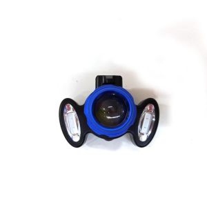 ZOOM ÖZELLİKLİ, KIRMIZI- MAVİ POLİS IŞIKLI, ŞARJLI, GÜÇLÜ ZAYIF IŞIK MODLU İBİCO BİSİKLET LAMBASI