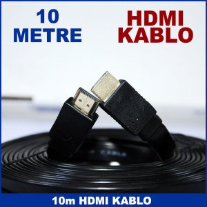 10m Vercion 1.4 HDMI Kablo Görüntü ses Aktarımı 3d Destekli Kaliteli ve Dayanıklı
