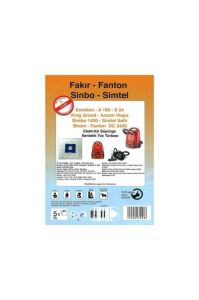 Abnturk  Özel Üretim 10 Adet AFK: BS2000 W, BS2300 WDP Süpürge Toz Torbası Toz Salımı 0- 3 Kat Elyaf