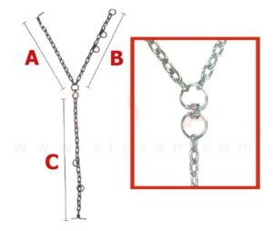 Çelik Besi Zinciri 6mm 75x90cm Et ve Süt Hayvanı Yetiştirme Yuları Çiftlik Hayvanı Bakım Boyunluğu