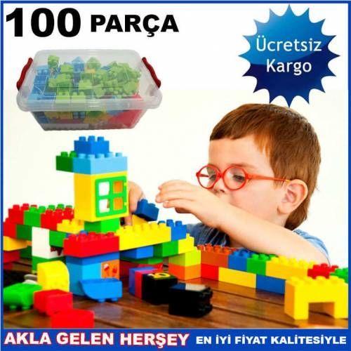100 PARÇA GELİŞTİRİCİ YAPI BLOKLARI LEGO SETİ