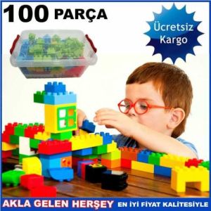 100 PARÇA GELİŞTİRİCİ YAPI BLOKLARI LEGO SETİ