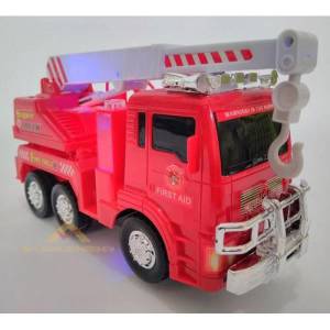 Büyük Boy Işıklı Sirenli Oyuncak İtfaiye Aracı