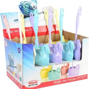 Işıklar Plastik Kullanışlı Pratik Dekoratif Kuğu Modelinde WC Fırçası