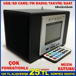 Dolen Çok Fonksiyonlu Taşınabilir Müzik Kutusu