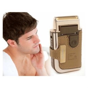 Stallion SH-1144 Seyehat Tipi Deri Kılıflı Şarjlı Sakal Traş Makinesi Yeni Nesil Tıraş Makinası