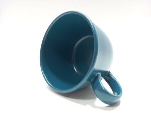 Kaliteli 1. Sınıf Seramik Koyu Yeşil Renkli Jumbo Boy Kupa 11 cm Çap 8 cm Yükseklik