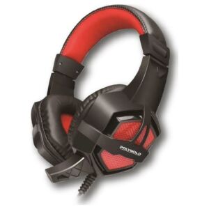 Polygold 3.5mm Çift Jack Giriş  Mikrofonlu Oyuncu Kulaklığı 1.8m