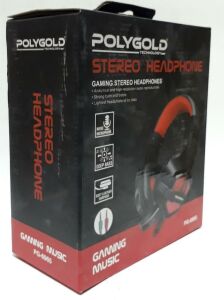 Polygold 3.5mm Çift Jack Giriş  Mikrofonlu Oyuncu Kulaklığı 1.8m