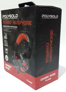 Polygold 3.5mm Çift Jack Giriş  Mikrofonlu Oyuncu Kulaklığı 1.8m