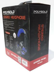 Polygold 3.5mm Çift Jack Giriş  Mikrofonlu Oyuncu Kulaklığı 1.8m