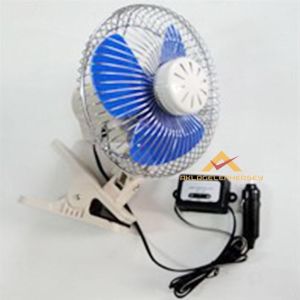 Mandallı Araç Vantilatörü 8'' 24v Kamyon,Tır.Otobüs,Traktör,İş Makinesıne Serinletici Döner Fan