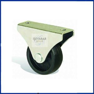 24 Mm Sabit Maşalı Polipropilen Burçlu Teker