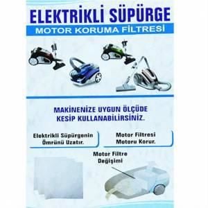 5 Adet Elektrikli Süpürge Motor Filtresi - Süpürge Motor Koruma Filtresi
