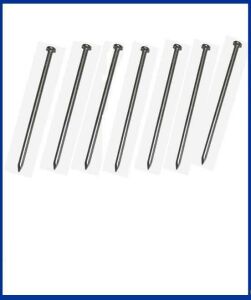 Yüz Adet 4x60 Beyaz Kanallı Beton Çivisi