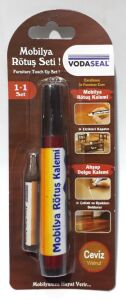 Mobilya Rötuş Kalemi 1+1 Vodaseal 5 Farklı Renkte