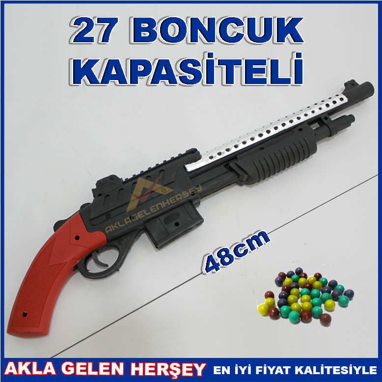 27 BONCUK KAPASİTELİ POMPALI BONCUK TABANCASI