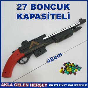 27 BONCUK KAPASİTELİ POMPALI BONCUK TABANCASI