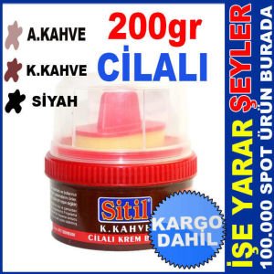 200gr. CİLALI KREM AYAKKABI BOYASI 3 RENK KD