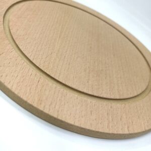 2 Adet MDF Ahşap Pizza Tahtası 28 Cm, Sunum Tahtası, Pizza Tabağı, Lahmacun ve Pide Servis Tahtası