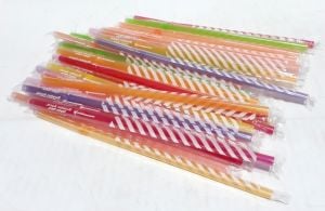 50'li Körüklü ve Jelatinli Rengarenk Plastik Pipetler