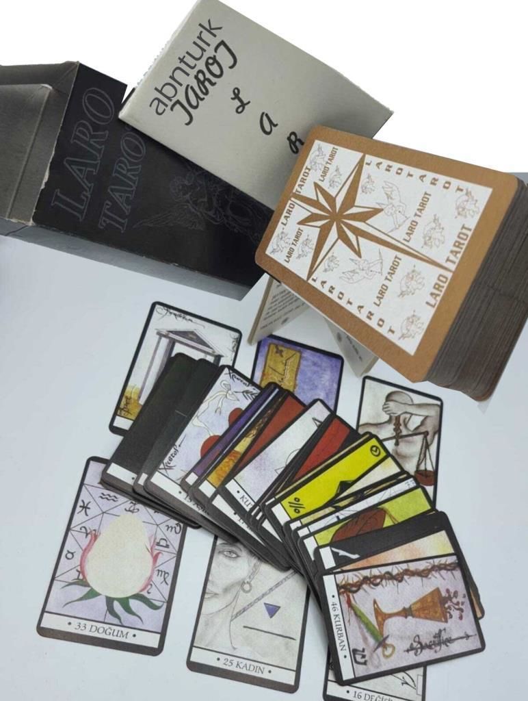 Yeni Üretim Kaliteli Tarot Kartları 78 Kart ve Tarot Kitabı Tam Set Orijinal Takım Standart Boyut