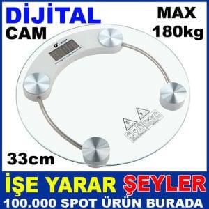  CAM 180KG KAPASİTELİ DİJİTAL BANYO TARTISI