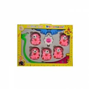 Nazar Oyuncak Kurmalı Masallıı Peluş Oyuncaklı Bebek Dönencesi