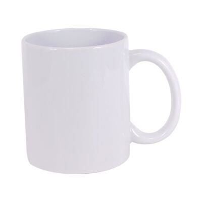 3'LÜ Set beyaz plastik kulplu kupa bardak