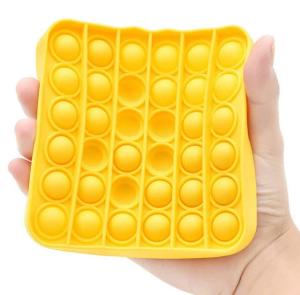 Kare Push Pop + Beyincik- Pop It Push Bubble Fidget Özel Pop Duyusal Oyuncak Zihinsel Stres