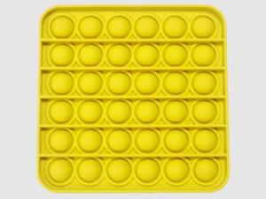 Kare Push Pop + Beyincik- Pop It Push Bubble Fidget Özel Pop Duyusal Oyuncak Zihinsel Stres