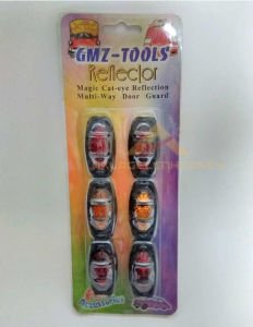 6lı SET REFLEKTÖRLÜ KEDİ GÖZÜ ARAÇ KAPI KORUYUCU