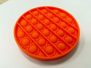 Yuvarlak Pop It Push Bubble Fidget Özel Pop Duyusal Oyuncak Zihinsel Stres - Rahatlatıcı Oyuncak