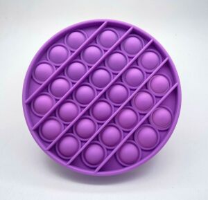 Yuvarlak Pop It Push Bubble Fidget Özel Pop Duyusal Oyuncak Zihinsel Stres - Rahatlatıcı Oyuncak