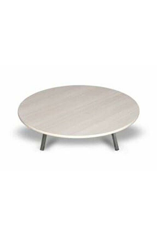 KATLANIR METAL AYAKLI AHŞAP YER SOFRASI 100cm
