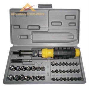 41 PC MAFSAL BAŞLIK TORNAVİDA LOKMA BİT UÇ SETİ