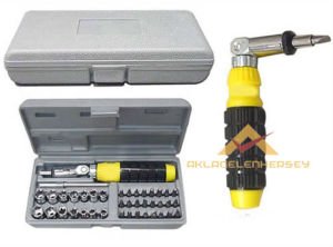 41 PC MAFSAL BAŞLIK TORNAVİDA LOKMA BİT UÇ SETİ