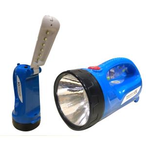 1W+ Şarjlı Fener, 6 Led Işıldak 20 Saat Kesintisiz Yanar