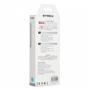 İphone telefonlar için 2 metre hızlı şarj - data kablosu 2 Amper Syrox Lightning usb uzun boy c82