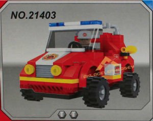122 PARÇA MİNİK LEGODAN İTFAİYECİ VE ARAÇ SETİ