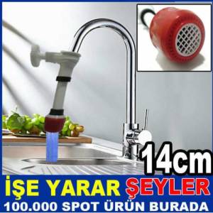 Su Sıçratmasını Önleyen Uzun Musluk Ucu Aparatı