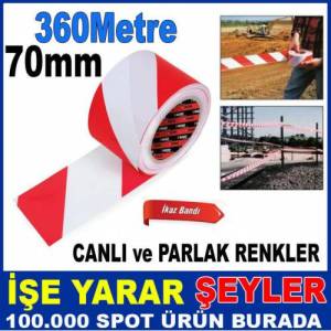70mmx360m İç-Dış Güvenlik Şerit İkaz Bandı
