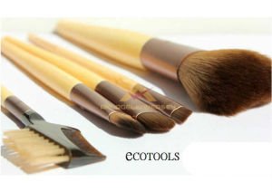 ORİJİNAL ECOTOOLS BAMBOO 6 PARÇA ÇANTALI DOĞAL BAMBU ve TAKLON MAKYAJ FIRÇA SETİ