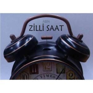 Antika Görünüm Metal Gövde Alarmlı Retro Saat 12cm Çapında Işıklı Nostaljik Metal Zilli Masa Saati